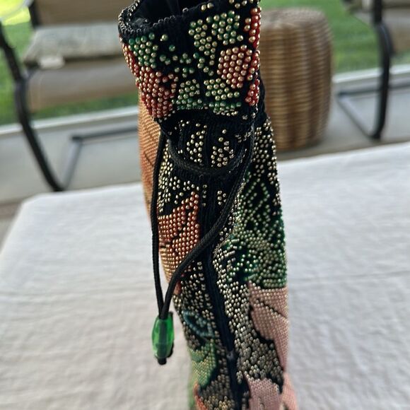 Vintage Angel Fish Floral 1970’s Beaded Bag - Picture 8 of 8